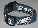NFL Philadelphia Eagles Football Dog Collar Large 1"
