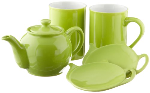 "Price and Kensington 5-Piece Teapot Gift Set, Bright Green" "Price and Kensington 5-Piece Teapot Gift Set, Bright Green"
