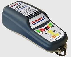 Tecmate Optimate 4 Dual Program Weatherproof Desulfating Battery Charger/Maintainer for BMW TM-245