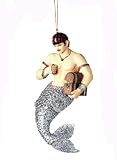 December Diamonds Poseidon The Merman Gay Pride Christmas Ornament