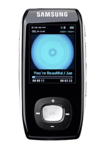Childrens Toyshop  Computer : Samsung YP-T9 - 4Gb MP3 Player With Wireless Bluetooth - Video & Gaming