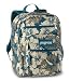 JanSport Big Student, Amazon Teal Northern Hibiscus