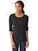 Alternative - Ladies' Rolled Sleeve Scoopneck Henley - 4016