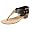 Black/Natural Leather