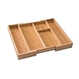 Seville Classics Bmb17036 Expandable Bamboo Utensil Tray