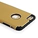 iPhone 6 Plus Case, oneCase™ Hybrid High Impact Heavy Duty Dual Layer Hard PC Outer Shell with Soft Rubber Inner Armor Defender Case Cover for Apple iPhone 6 Plus 5.5 inch Screen with Screen Protector & Stylus (2 Piece-Gold/Black)
