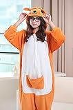 Skycastle(tm) High Quality Kangaroo Cartoon Animal Shaped Winter Unisex One-piece Pajamas Hoodie Sleepwear Cosplay Costume (XL)