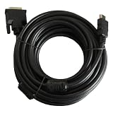 mumbi HDMI DVI Kabel - HDMI-DVI-D Kabel 18+1 - vergoldet - 10 Meter