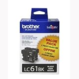 BRTLC612PK - Ink Cartridge, 450 Page Yield, 2/PK, Black