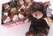 Fondue Bear with 1 Dz. Assorted Berries