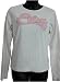 Ladies Evisu Ev Genes Long Sleeve T-Shirt White Pink S