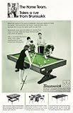 Vintage Ad: 1968 Brunswick Pool Table