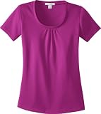 Port Authority - Ladies Silk Touch Interlock Scoop Neck Shirt. L522