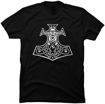 Thor's Hammer Men's X-Large Black Graphic T Shirt - Design By Humans