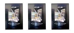 (3) THREE 27x40 POSTER FRAMES 27x40 VALUE PACK