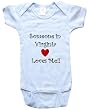 SOMEONE IN VIRGINIA LOVES ME - VIRGINIA BABY - State-series - White, Blue or Pink Onesie / Baby T-shirt