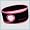 Black fleece with pink trim