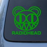 RADIOHEAD 3 - Vinyl Decal Sticker #A1461 | Vinyl Color: Green