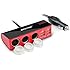 BESTEK 3-Socket Cigarette Lighter Adapter with 5.2A Max 4-Port USB Car Charger