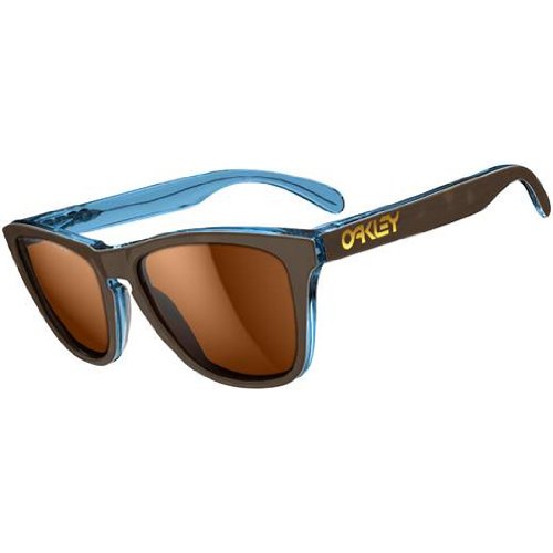 Oakley Frogskins LX Adult Polarized Lifestyle Fashion Sunglasses - Tortoise Blue/Bronze / One Size Fits All On Sale