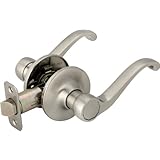 Legend 809114 Scroll Style Lever Handle Passage Hall and Closet Leverset Lockset, US15 Satin Nickel Finish