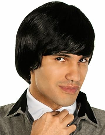 Fab Four Men's 1960's Black Beatle's Wig by Elevate Costumes