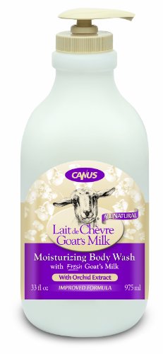 Canus Goat's Milk Natural Orchid Oil Body Wash, 33 Ounce