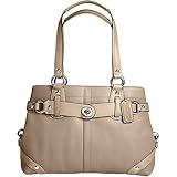 Coach Leather Carly Carryall Bag Tote 13236 Putty