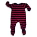 Wonder Kids - Infant and Toddler Boys Heavyweight Striped Blanket Sleeper With Feet, Red, Navy