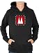 Nicht nur f�r die Wintertage - auch an k�hlen Sommerabende am Strand oder auf der Grillparty 
tragbar. Das Kapuzen-Sweatshirt mit aufgesetzten, l�ssigen K�ngurutaschen tr�gt sich sehr angenehm. 
�rmel- und Bodysaum aus 1x1 Rippe. Gef�tterte Kapuze mit Kordelzug. Textilst�rke: dicke 280 g/m� 
Sweatware, innen geraut, 80/20% gek�mmte Baumwolle/Polyester F�llt normal aus und ist nicht 
k�rperbetont. Bitte Gr�ssentabelle beachten.