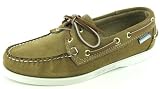Sebago Mens Boat Shoes B72767 Docksides Sand Shag Suede, Sand, 7 D(M) US