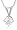 14k White Gold Round Diamond Solitaire Pendant (3/4 ct, I-J Color, I1-I2 Clarity)
