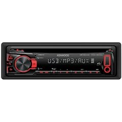 Kenwood KDC-3054UR Autoradio (CD/MP3-Tuner, USB und AUX-IN) schwarz
