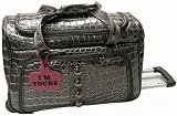 Charcoal Kathy Van Zeeland Glamour Shot 20" Carry-On Wheeled Duffel