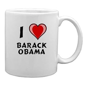 I love Barack Obama Mug by SHOPZEUS
