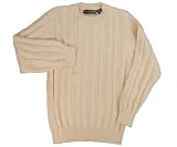 Oscar De La Renta Pullover Crewneck Long Sleeve Sweater