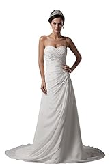 Charmeuse/Chiffon Sweetheart Beaded Backless Lace-Up  Evening Dress  With Ruffles