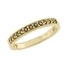 10k Yellow Gold Smoky Topaz Single Band Ring
