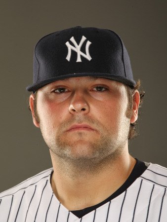 New York Yankees Photo Day, TAMPA, FL - FEBRUARY 23: Joba Chamberlain Photographic Poster Print by Al Bello, 18x24