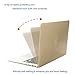 Mosiso Plastic Hard Shell Case Cover for MacBook Air 11 Inch (Models: A1370 and A1465), Gold