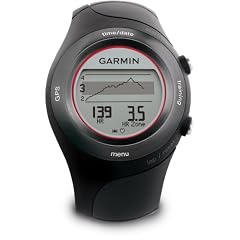Garmin GPS Sportuhr Forerunner 410 HR, schwarz/rot, 010-00658-41