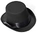 Black Bell Topper Hat