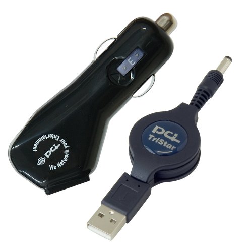 PLANEX シガーチャージャー&PSP対応USB充電ケーブル PL-UC03-E2-C