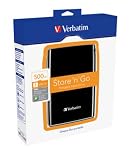 Verbatim 500GB externe Festplatte (6,4 cm (2,5 Zoll), USB) schwarz