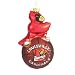Louisville Cardinals NCAA Glass Mascot Basketball Ornament (5)