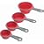 Chef'n SleekStor Collapsible Measuring Cup Set Cherry