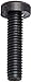 Nylon 6/6 Pan Head Machine Screw, Black, #1 Phillips Drive, M3-0.5 Thread Size, 12 mm Length, Fully Threaded, USA Made (Pack of 100)