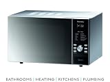 Baumatic 23 litres Microwave Oven and Grill Mirror Glass