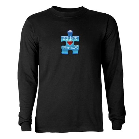 Autism Awareness (B) Long Sleeve Dark T-Shirt