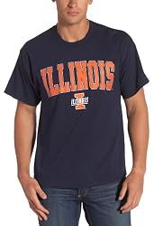 Illinois Fighting Illini 100% Cotton Short Sleeve T-Shirt